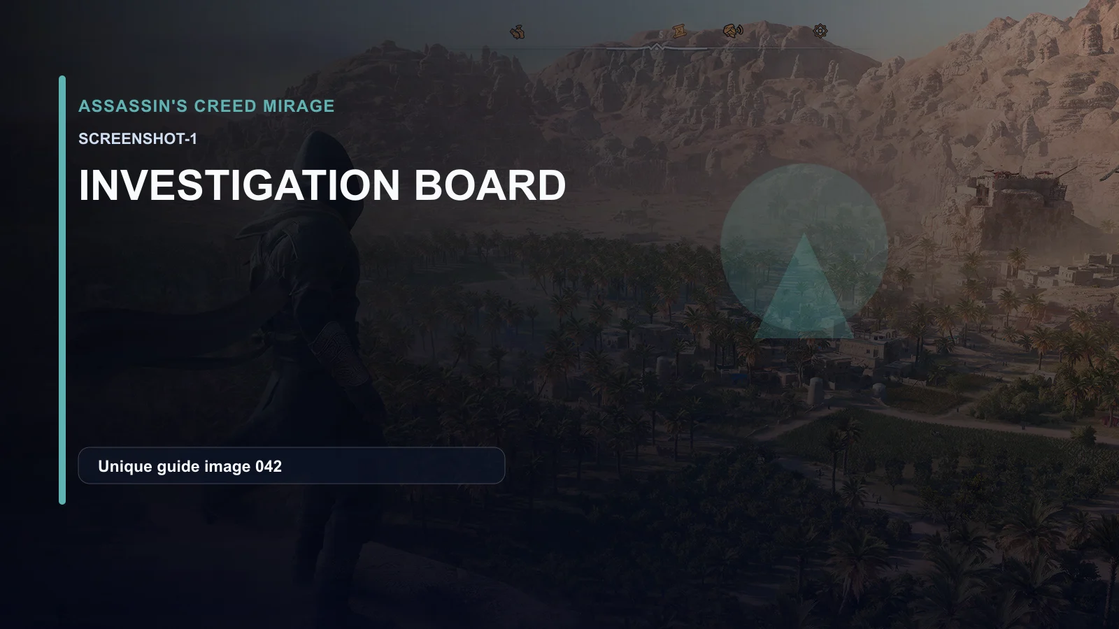 Assassin's Creed Mirage Investigation Board Hub
